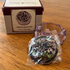 Dragonfly Jeweled Trinket Box